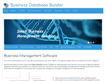 Tablet Screenshot of businessdbbuilder.com